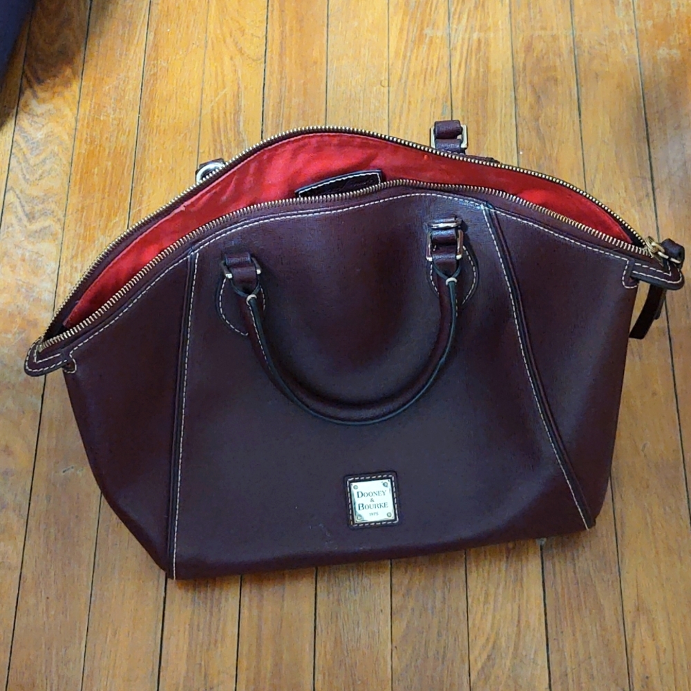 Dooney & Bourke burgundy shoulder bag